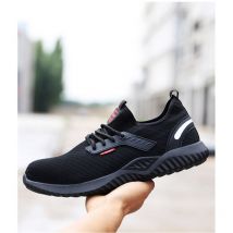 Chaussures à bout en acier pour hommes et femmes, chaussures de travail légères, baskets antidérapantes, chaussures de sécurité imperméables,