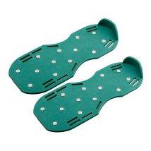 Chaussures aérateur de gazon - Pliable - Ergonomie - Taille universelle - Aérateur de gazon - Aérateur de pelouse - Vert(3013cm)