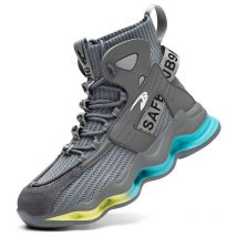 Chaussures d'assurance du travail-chaussures de sécurité-chaussures de travail respirantes anti-pression anti-crevaison-chaussures de sécurité hautes