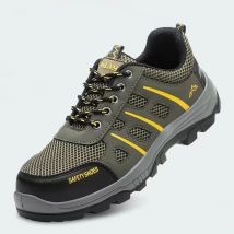 Chaussures de randonnée pour hommes, chaussures de randonnée pour dames, chaussures de chasse, respirantes, anti-écrasement, anti-crevaison-47