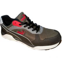 Puma Safety Shoes - Chaussures de sécurité frontside low S1P esd hro src - marron/lierre 39