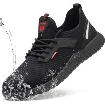 Chaussures De Sécurité Homme Femmes Chaussures De Travail Embout Acier Protection Ultra Légère Et Indestructible Respirant Basket Securite Unisexes 