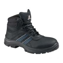 Botte de sécurité Andy High taille 43 noir/bleu S3 src en iso 20345 cuir de buffle