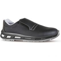 Sicherheitsschuhe – Leder – Slipper-Form – Anti-Ergonomie – Atmungsaktiv – Wasserabweisend – Schwarz – Größe 40