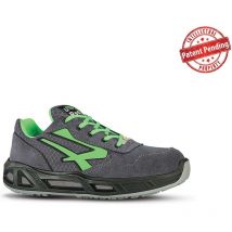 U-power - Chaussures de sécurité basses point carpet esd S1P src - Gris/Vert 47