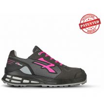 U-power - Chaussures de sécurité femme basses ivy S1P src esd - Noir/Rose 39