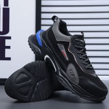 Chaussures de sécurité été Nouveau Chaussures de travail légères à embout en acier S3 pour hommes, baskets industrielles respirantes à l'épreuve du