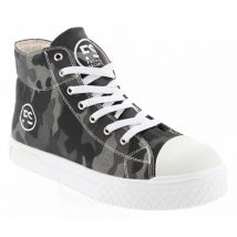 Chaussures de Sécurité Hautes - Camouflage, Semelles Antidérapantes Blanches - Fashion Security - Confort et Style - 35