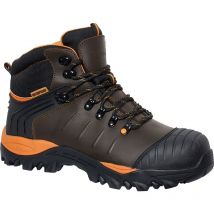 Hohe Braune Sicherheitsschuhe Montana S3 Hi Ci Src Wr Solidur Monta-47