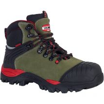 Solidur - Zapatos de seguridad altos S7S colorado - talla 46 COLO-46