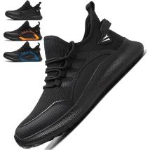 Chaussures De Sécurité Hommes Femmes Avec Capuchon D'orteil En Acier, Entraîneurs De Sécurité Confortables Légers Smash Et Ponction De Chaussures De