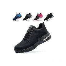 Chaussures de Sécurité Hommes Femmes Legere Confortable Antidérapant Basket securite,37