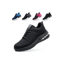 Chaussures de Sécurité Hommes Femmes Legere Confortable Antidérapant Basket securite,45