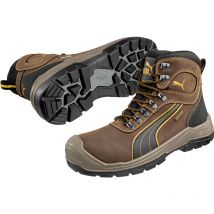 Puma Safety Shoes - Chaussures de sécurité Sierra Nevada mid S3 wr ci hi hro src - marron/gris 41