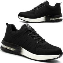 Chaussures de sécuritéChaussures de Sécurité Hommes Femmes Légère Basket de Sécurité Respirante Confortable Chaussure de Travail avec Embout en Acier