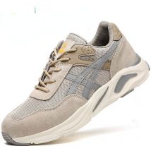 Chaussures de travail pour hommes et femmes, chaussures de sécurité légères et respirantes à capuchon en acier-44