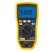 Chauvin Arnoux - c.a 5233 – Kit Multimetro Digitale 600V – 10A – 60MO