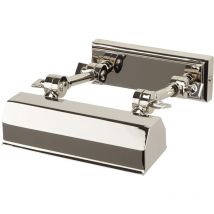 Chawton - 1 Licht Wandleuchte aus kleinem Bild, Nickel poliert, E14 - Elstead