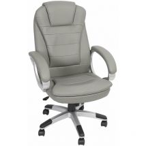 Chefsessel Bürostuhl 120 kg Drehstuhl Schreibtischstuhl Computerstuhl Office Grau