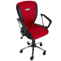 Idralite - Bürostuhl Drehstuhl Wartezimmer Konferenzzimmer Mesh Rot/blau (mod. Slash)