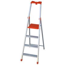 Gierre – Échelle en aluminium intérieure – 150 kg – 3 à 8 marches – Antidérapante – Certification EN131