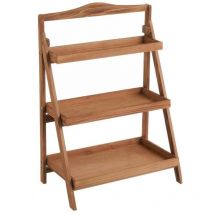 Tagère porte plantes en bois en sapin