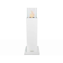 Cheminée Bioéthanol De Jardin Biocamino Pour Extérieur Capri 110 Blanc