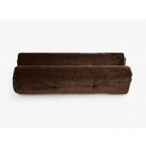 Chemin de lit velours Isilde Vent Du Sud Bronze - 70 x 240 cm