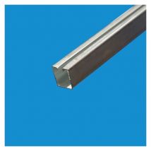 Commentfer - Chemin de roulement 50 x 40 mm Epaisseur en mm - 2 mm, Longueur en metre - 2 metres, Sections en mm - 50 x 40 mm