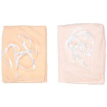 Chemin de table en mousseline de soie froissée soyeuse (lot de 2) pour table de mariage, fête de mariage, décoration de douche nuptiale