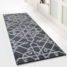 Tapis de couloir Navelli Polyamide Dfférents coloris Noir 80 x 100 cm