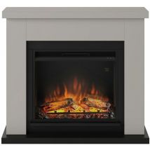 Tagu - Cheminée électrique décorative 'Frode' Beige - Powerflame
