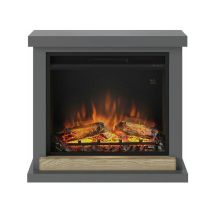 Tagu Cheminée Électrique Décorative "hagen" Gris Foncé - Powerflame