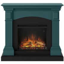 Cheminée électrique décorative 'Magna' Turquoise - Powerflame - Tagu