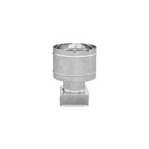 Cheminée 4 venti base carrée en acier inoxydable
