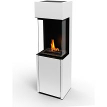 Planika - Cheminée à l'éthanol arcticon blanche - Cheminée au bioéthanol bev - Cheminée au biocarburant