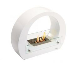 Purline - Cheminée à l'éthanol en acier avec flamme réglable