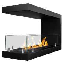 Divina Fire - Cheminée bioéthanol encastrable Cheminée bio 3 faces 3 faces 90x50 maratea 90