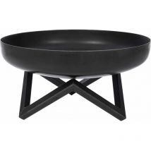 Cheminée bol à feu pello noir acier