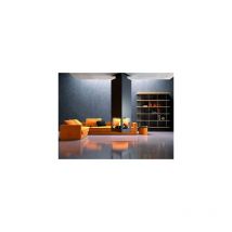 Focgrup - Cheminée centrale suspendue à porte et foyer acier 11 Kw