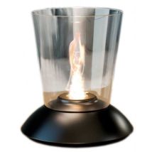 Aga Bio-cheminée Bilbao – Cheminée bioéthanol – Acier, verre – 500 W, 26,5 cm, 24 cm – TECNO-AIR-SYSTEM