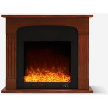 Cheminée électrique 1500W faible consommation effet bois Ludvika M