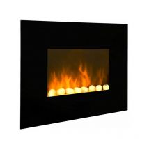 Chemin'arte - Cheminée électrique 2000w noir black fire