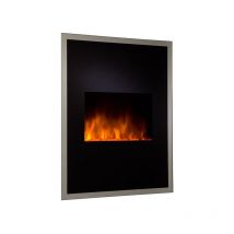 Cheminée électrique 1800w noir - Chemin'arte - empire state