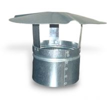 Fumaiolo fixe comignolo un chapeau galvanisé Diametro 12 cm