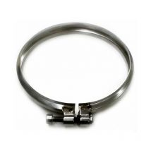 Cheminee double paroi isole collier de serrage inox dn 130/180