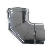 Cheminee double paroi isole courbe 90 inox dn 150/200