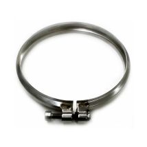 Cheminee double paroi isole collier de serrage inox dn 200/250