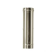 Cheminee double paroi isole inox dn 80/130 l 0,5 mt