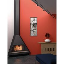 Focgrup - Cheminée métallique d'angle signa 18kW CH89 pca